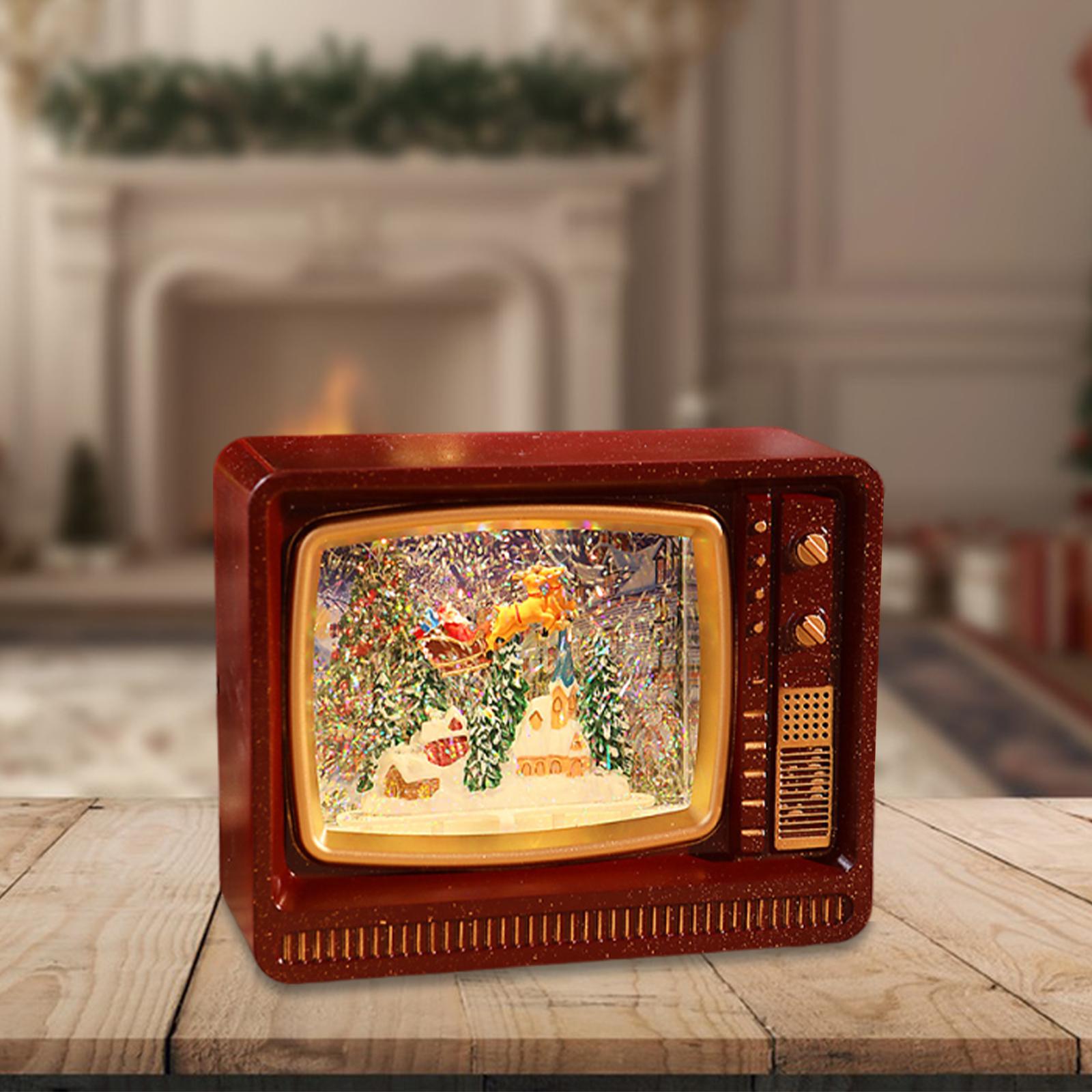 Snow Globe Musical - Lanterna Musical em Forma de TV