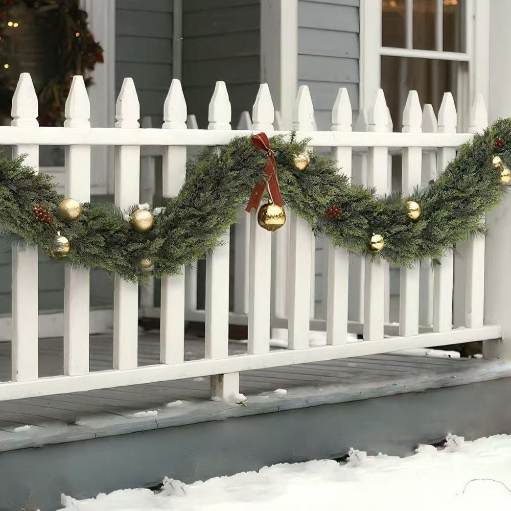 Christmas Wreath Fake - 1.8/2.7m artificial norfolk pinho guirlandas parede
