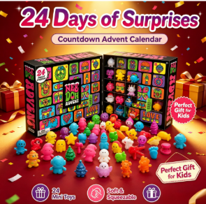 Advent Calendar Gift - Calendário do Advento NeeDoh 2026, Presente