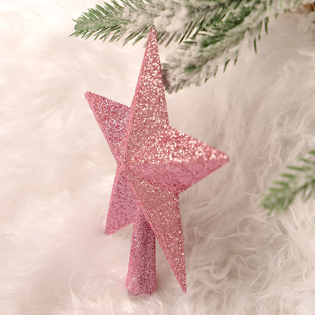 Star Tree Topper - 3 Peças de Enfeites de Natal