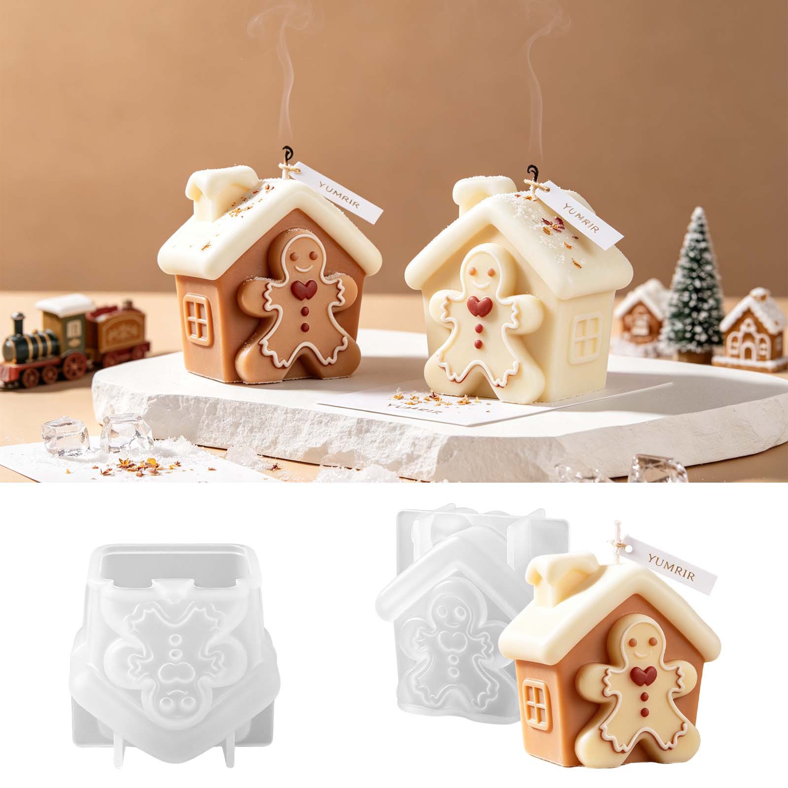 Molde de Silicone Casa de Geng - Holiday Candle Set avaliação e preço