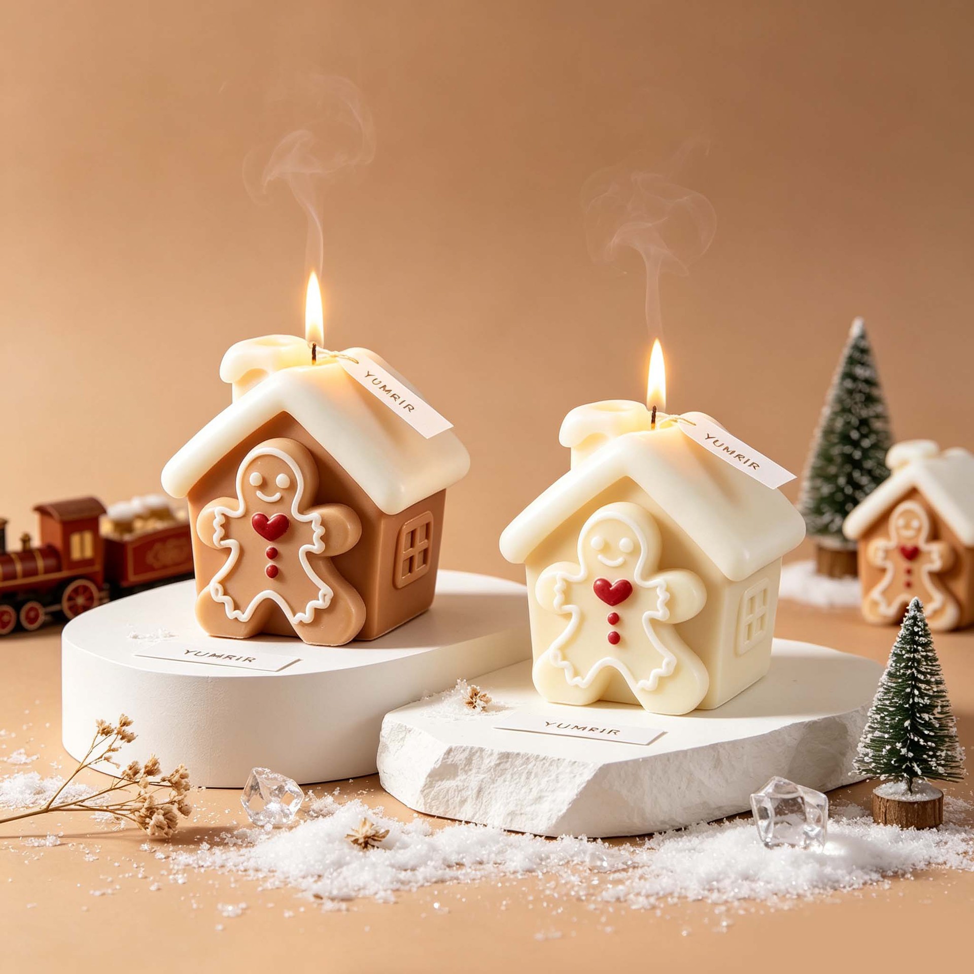 Molde de Silicone Casa de Geng - Holiday Candle Set avaliação e preço