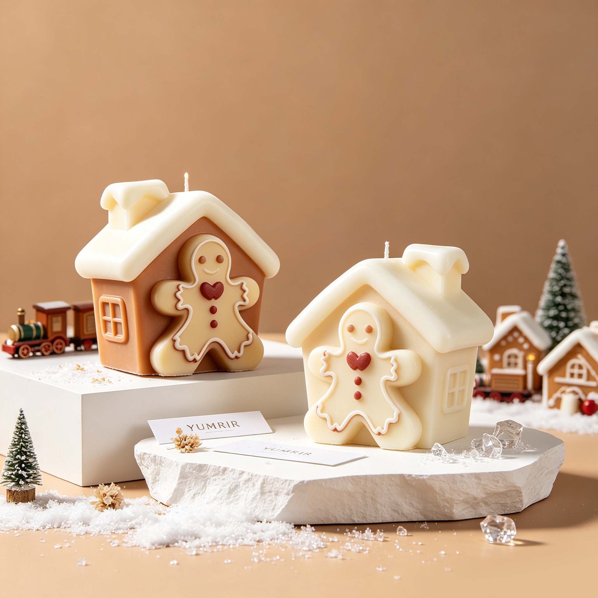Molde de Silicone Casa de Geng - Holiday Candle Set avaliação e preço