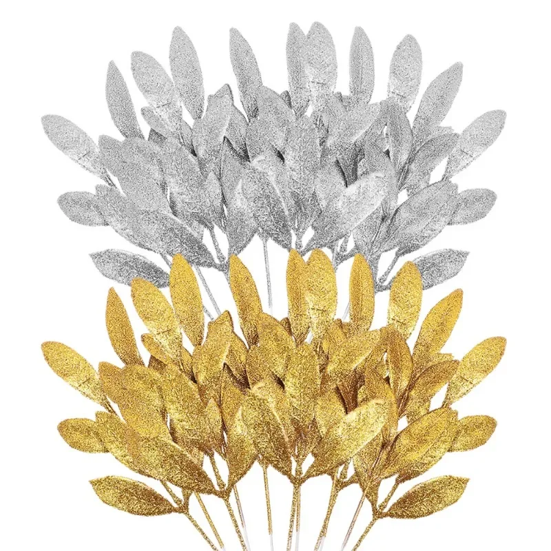 10PCS Haste de folha artificia - Christmas Wreath Fake avaliação e preço