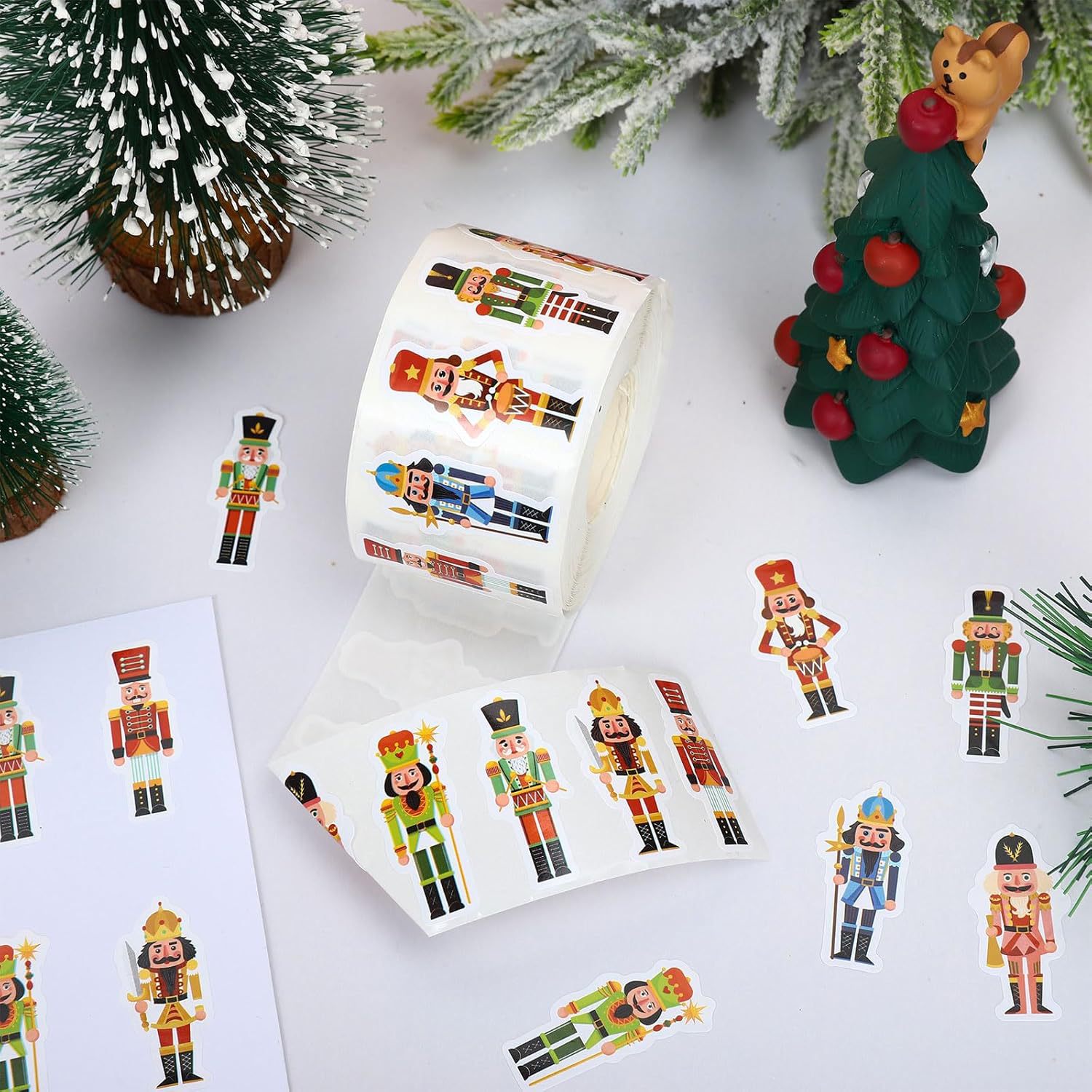 1000 pçs (1 rolo) natal quebra - Nutcracker Figurine avaliação e preço