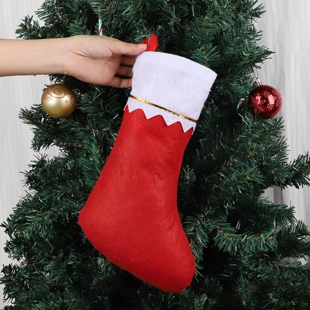 Novas Meias de Natal Vermelhas - Christmas Stocking Hanging avaliação e preço