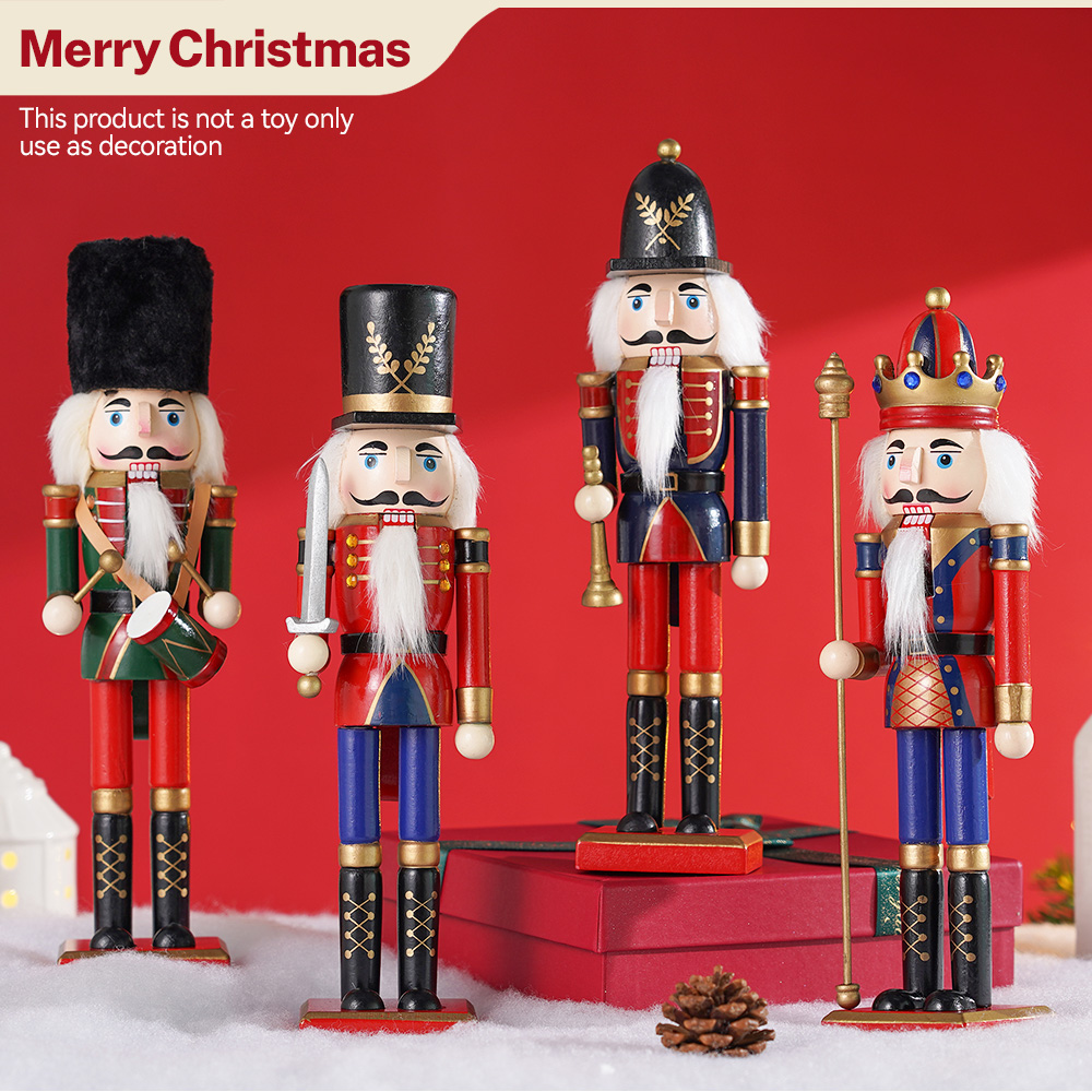 30cm de madeira quebra-nozes o - Nutcracker Figurine avaliação e preço