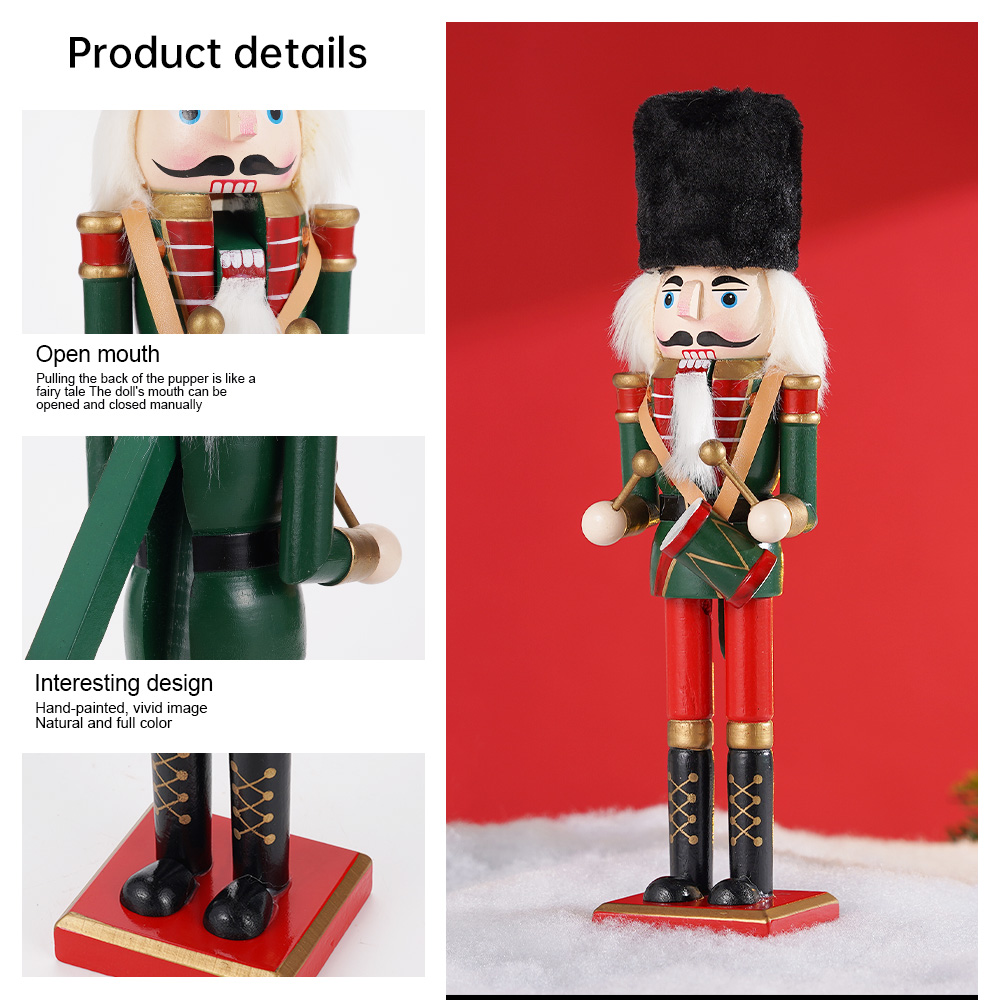 30cm de madeira quebra-nozes o - Nutcracker Figurine avaliação e preço