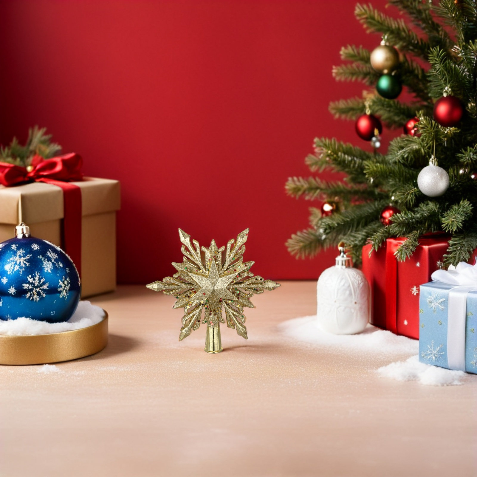 7 Estrelas de Natal em Forma d - Star Tree Topper avaliação e preço
