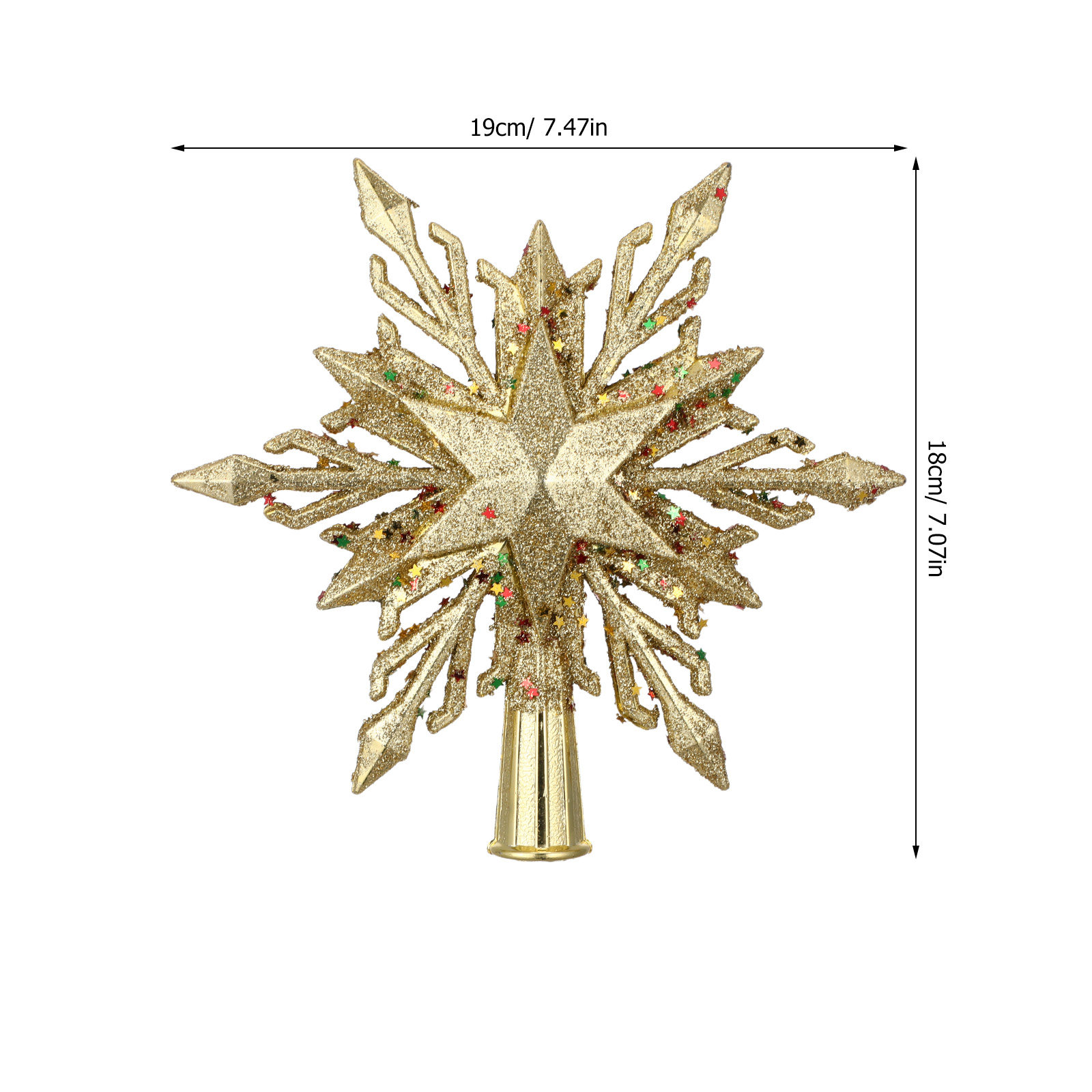 7 Estrelas de Natal em Forma d - Star Tree Topper avaliação e preço