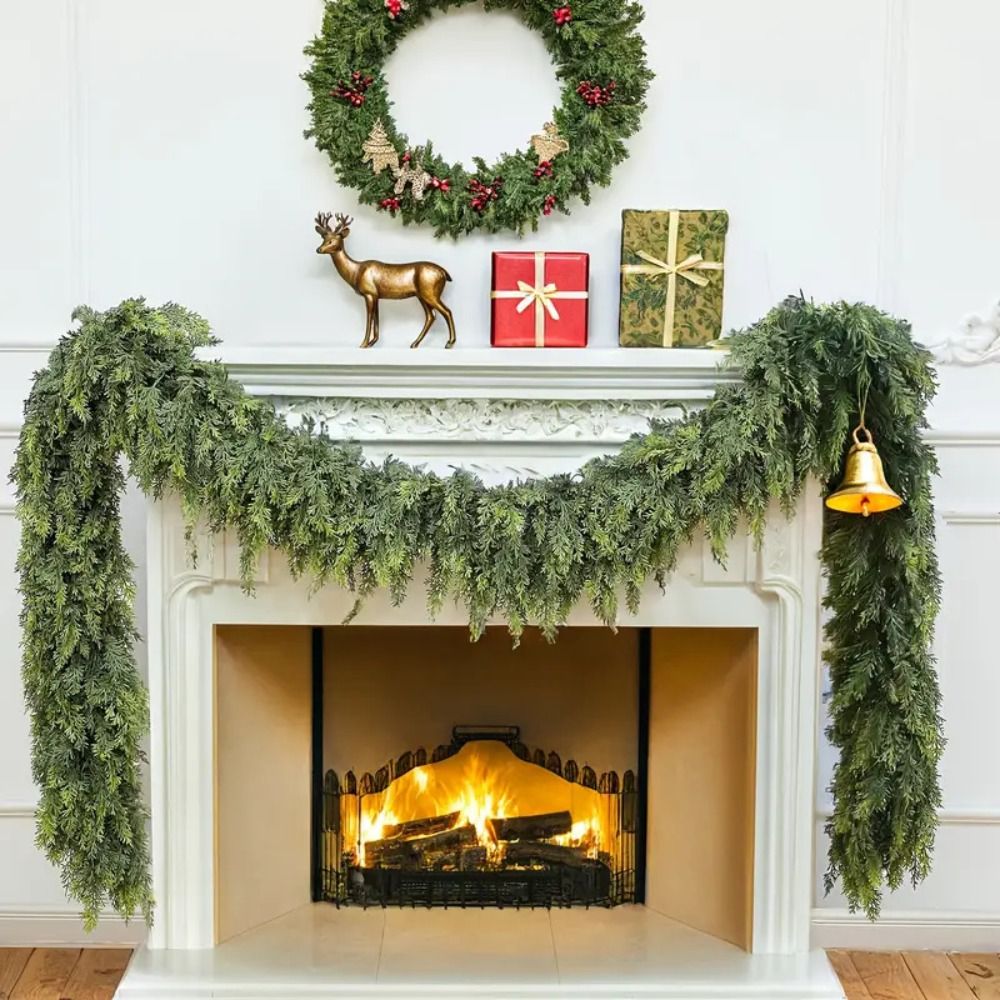 1.8/2.7m artificial norfolk pi - Christmas Wreath Fake avaliação e preço