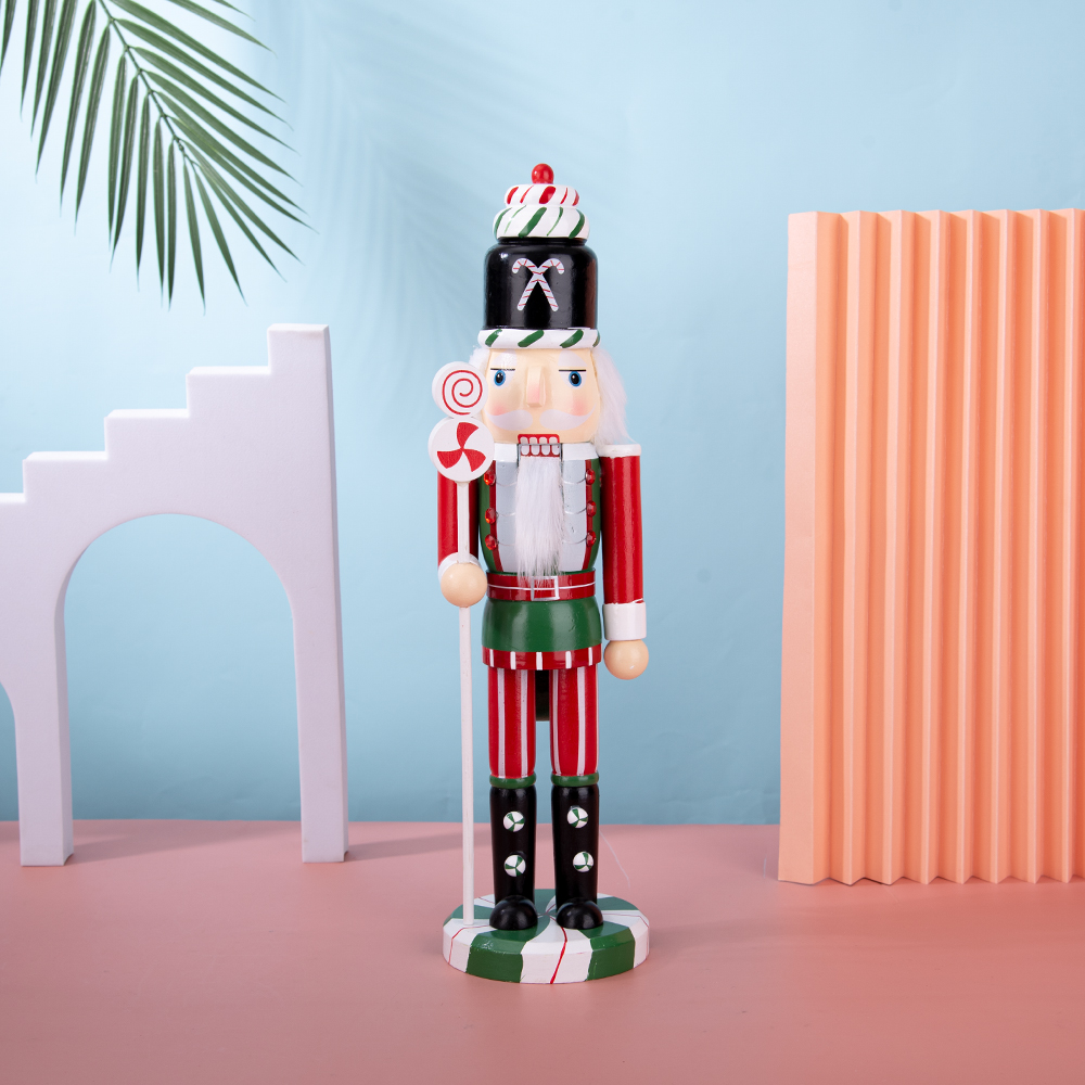 38cm chef edifício quebra-noze - Nutcracker Figurine avaliação e preço