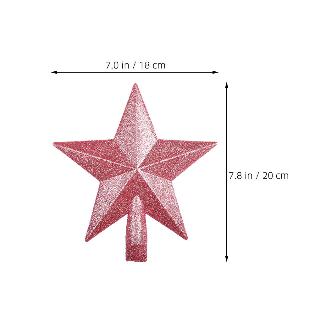 3 Peças de Enfeites de Natal p - Star Tree Topper avaliação e preço
