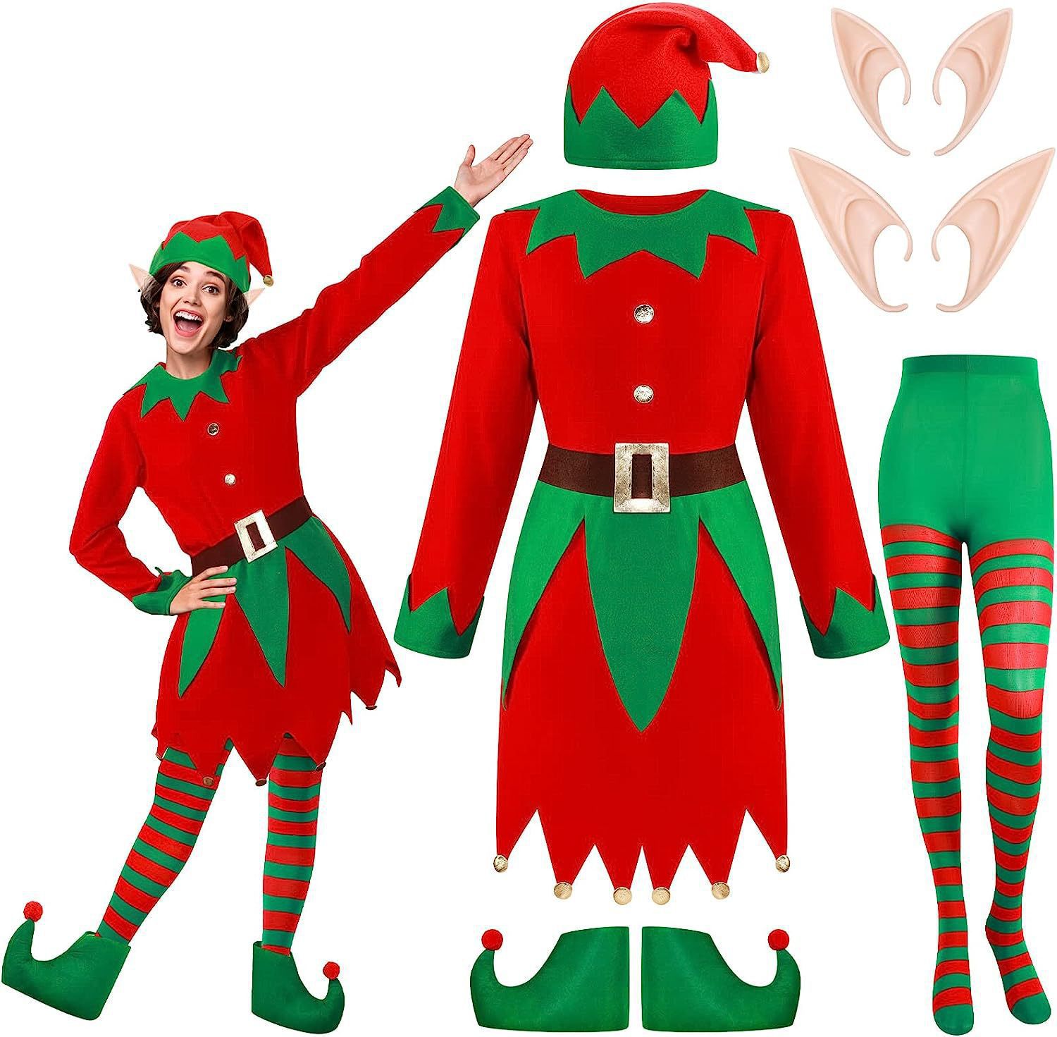 Trajes de elfo de natal crianç - Elf Costume Christmas avaliação e preço