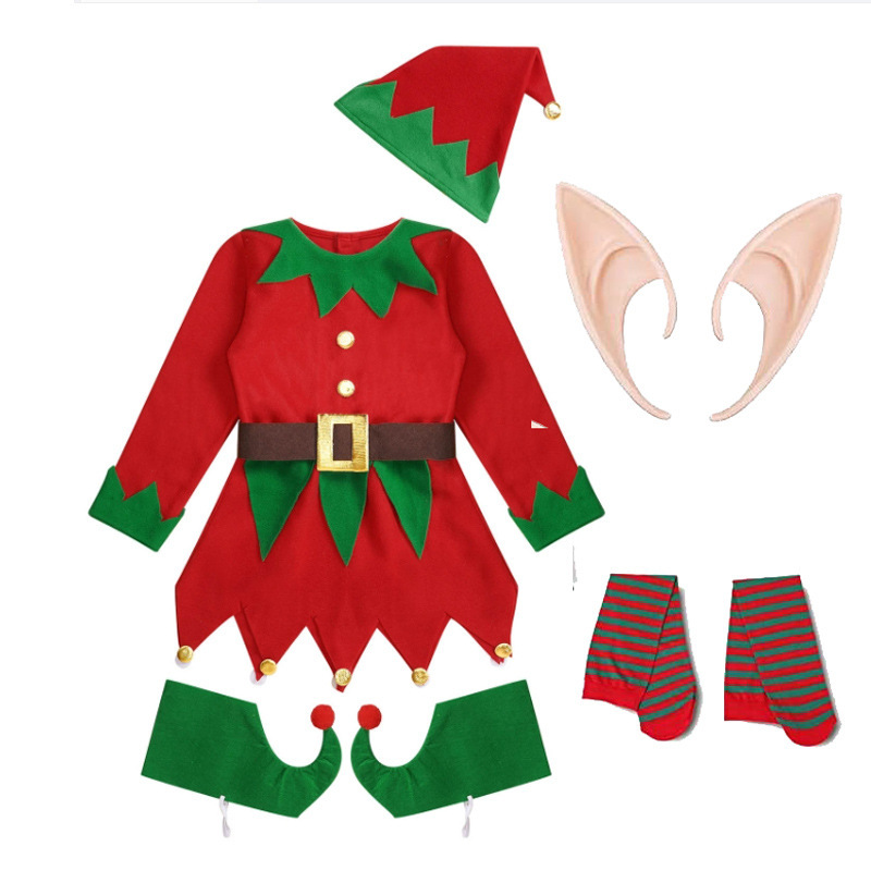 Trajes de elfo de natal crianç - Elf Costume Christmas avaliação e preço
