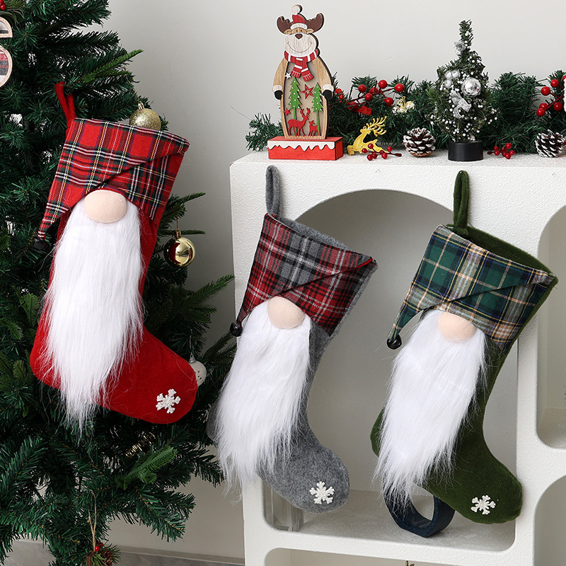 1-4 Sacolas de Natal para Cria - Christmas Stocking Hanging avaliação e preço